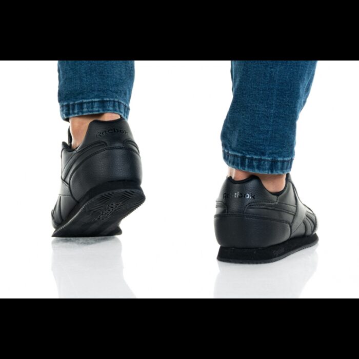 ⁦Reebok Kids' Royal Classic Jogger 3 Shoes- حذاء ريبوك رويال كلاسيك جوغر 3 للجنسين لون اسود⁩ - الصورة ⁦8⁩