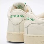 ⁦Reebok Unisex' Club C 85 Vintage Shoes - Chalk- حذاء ريبوك كلوب سي 85 فانتيج للجنسين لون أبيض طحيني⁩ - الصورة ⁦8⁩
