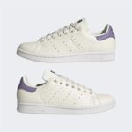 ⁦adidas Womens' Stan Smith Shoes - White- حذاء اديداس ستان سميث للنساء لون أوفوايت⁩ - الصورة ⁦7⁩