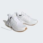 ⁦حذاء اديداس رابيد سبورت بونص لس للجنسين لون أبيض-adidas RapidaSport Bounce Lace Shoes - White⁩ - الصورة ⁦4⁩