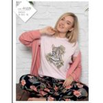 بيجامة طقم بيتي ستاتي 3 قطع