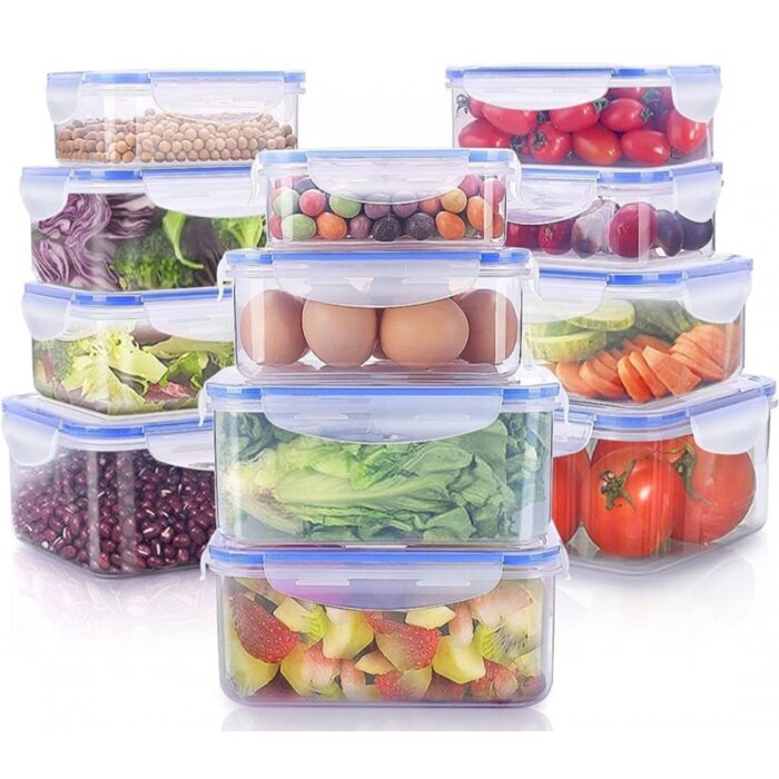 ⁦طقم 4 تبرويرات بلاستيك كبس بأربعة أحجام⁩ - الصورة ⁦2⁩