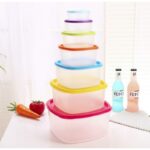 طقم 7 تبرويرات بلاستيك مربعة