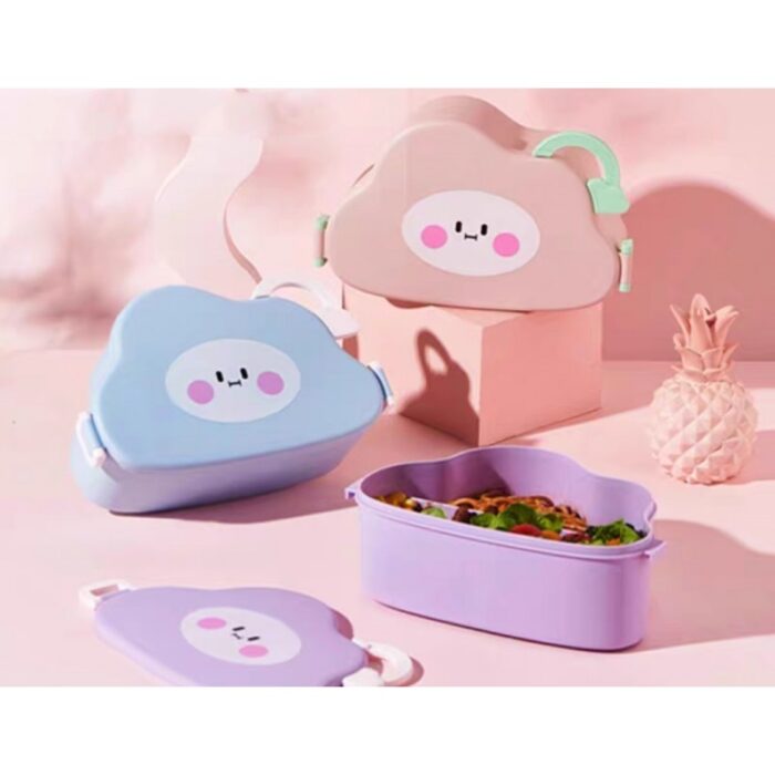 ⁦لنش بوكس الغيمة .. مقطع مع معلقة وشوكة⁩ - الصورة ⁦3⁩