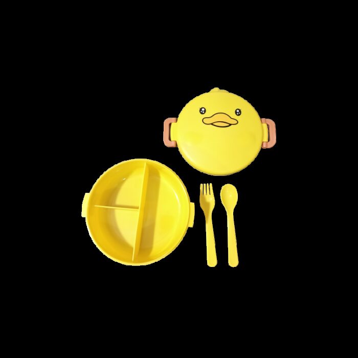 ⁦لنش بوكس البطة ..مقطع مع معلقة وشوكة⁩ - الصورة ⁦3⁩