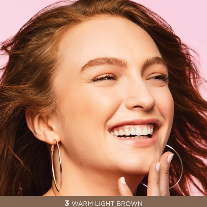 ⁦Benefit Cosmetics Goof Proof Easy Shape & Fill Eyebrow Pencil Shade 3 - Warm Light Brown - قلم رسم الحواجب جوف بروف 3 بني فاتح⁩ - الصورة ⁦4⁩