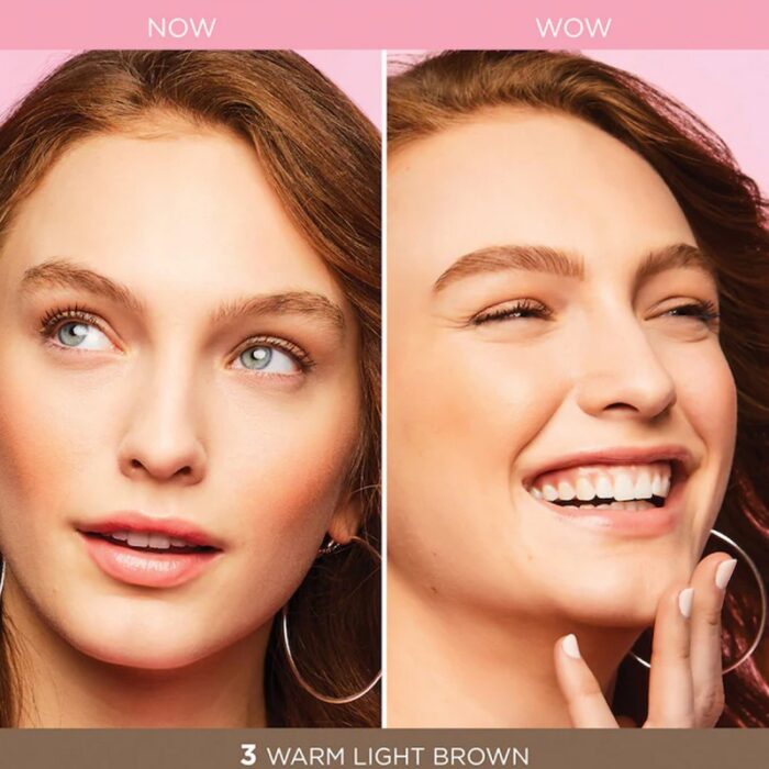 ⁦Benefit Cosmetics Goof Proof Easy Shape & Fill Eyebrow Pencil Shade 3 - Warm Light Brown - قلم رسم الحواجب جوف بروف 3 بني فاتح⁩ - الصورة ⁦5⁩