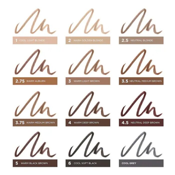 ⁦Benefit Cosmetics Goof Proof Easy Shape & Fill Eyebrow Pencil Shade 3 - Warm Light Brown - قلم رسم الحواجب جوف بروف 3 بني فاتح⁩ - الصورة ⁦6⁩