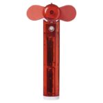 مروحة + رشاش رذاذ ماء لون احمر