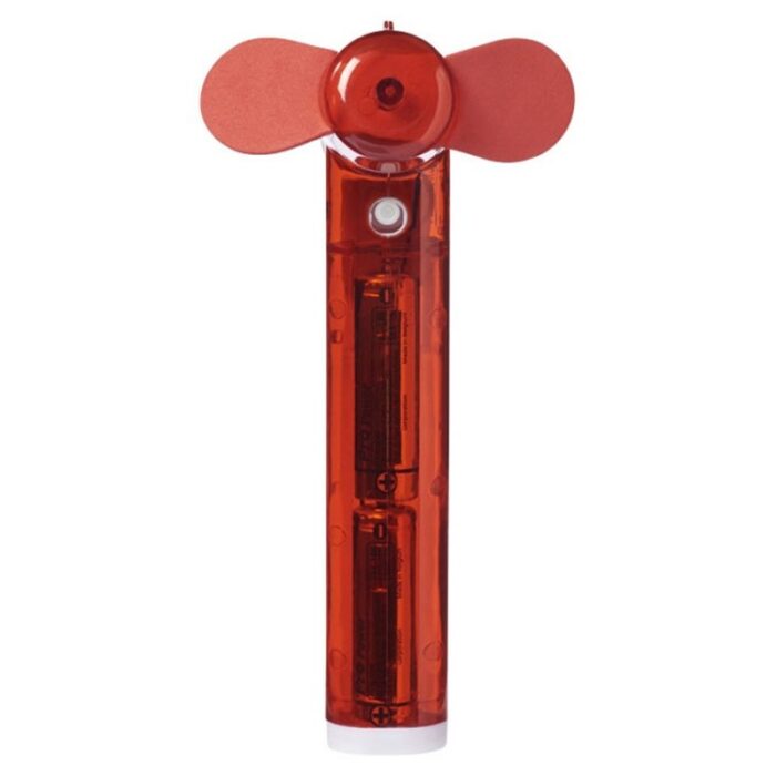 10322130_67db77b353c00 مروحة + رشاش رذاذ ماء لون احمر - الصورة 1