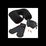 ⁦باكيج رحلات ( سدادات اذن و مخدة كرسي و زوج جوارب و غطاء عيون للنوم )⁩ - الصورة ⁦2⁩