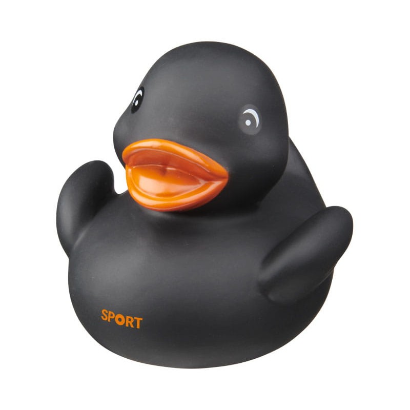 ⁦لعبة بط بلاستيكية لحوض الاستحمام لون اسود⁩ - الصورة ⁦1⁩