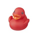لعبة بط بلاستيكية لحوض الاستحمام لون احمر