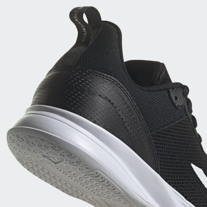 ⁦adidas Men's Courtflash Speed Tennis Shoes - Black- حذاء اديداس كورت فلاش سبيد تينس للرجال لون أسود⁩ - الصورة ⁦8⁩