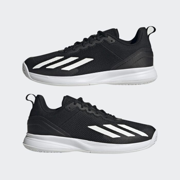 ⁦adidas Men's Courtflash Speed Tennis Shoes - Black- حذاء اديداس كورت فلاش سبيد تينس للرجال لون أسود⁩ - الصورة ⁦10⁩