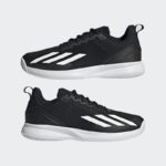 ⁦adidas Men's Courtflash Speed Tennis Shoes - Black- حذاء اديداس كورت فلاش سبيد تينس للرجال لون أسود⁩ - الصورة ⁦19⁩