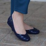 ⁦حذاء باليه ستاتي لون كحلي⁩ - الصورة ⁦2⁩