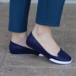 ⁦حذاء باليه ستاتي لون كحلي⁩ - الصورة ⁦3⁩