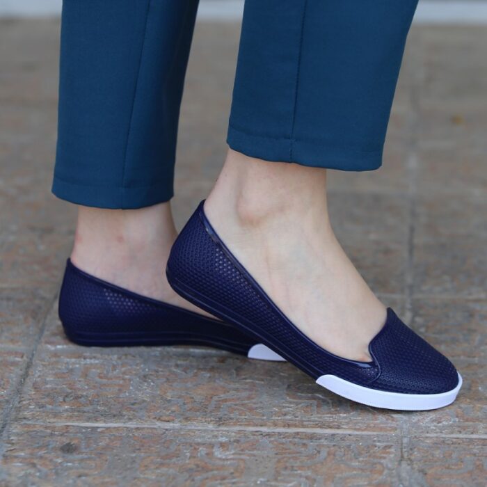 ⁦حذاء باليه ستاتي لون كحلي⁩ - الصورة ⁦3⁩