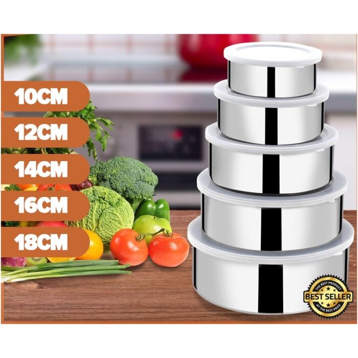 ⁦طقم 5 تبرويرات ستيل⁩ - الصورة ⁦4⁩