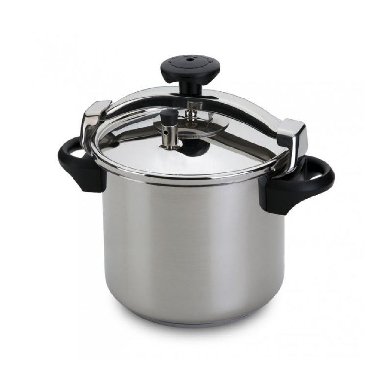 ⁦طنجرة ضغط سلمبوس برتغالي ستانليس ستيل ثقيلة 12لتر⁩ - الصورة ⁦1⁩