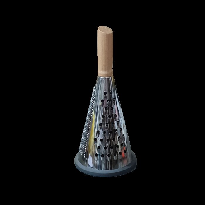 ⁦مبشرة هرم مع يد خشب وقاعدة سيلكون⁩ - الصورة ⁦6⁩