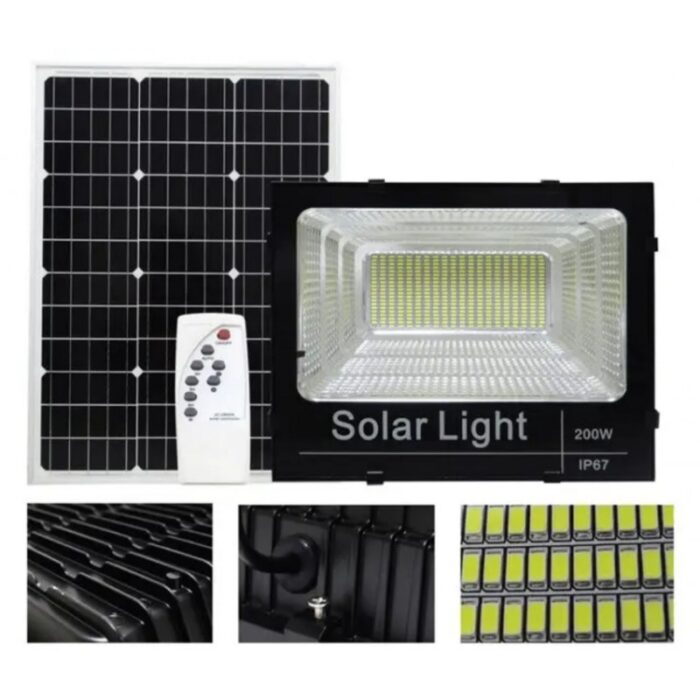 ⁦كشاف طاقة شمسية مع ريموت 60 واط⁩ - الصورة ⁦3⁩