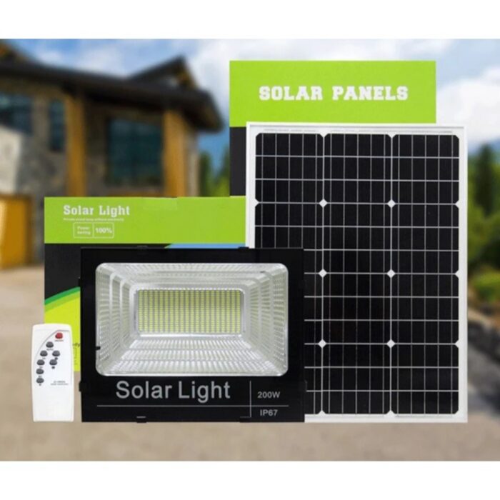 ⁦كشاف طاقة شمسية مع ريموت 60 واط⁩ - الصورة ⁦4⁩