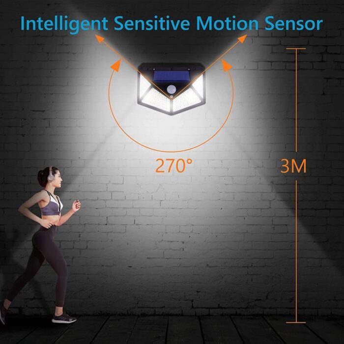 ⁦كشاف حائط شمسي 100ليد⁩ - الصورة ⁦5⁩