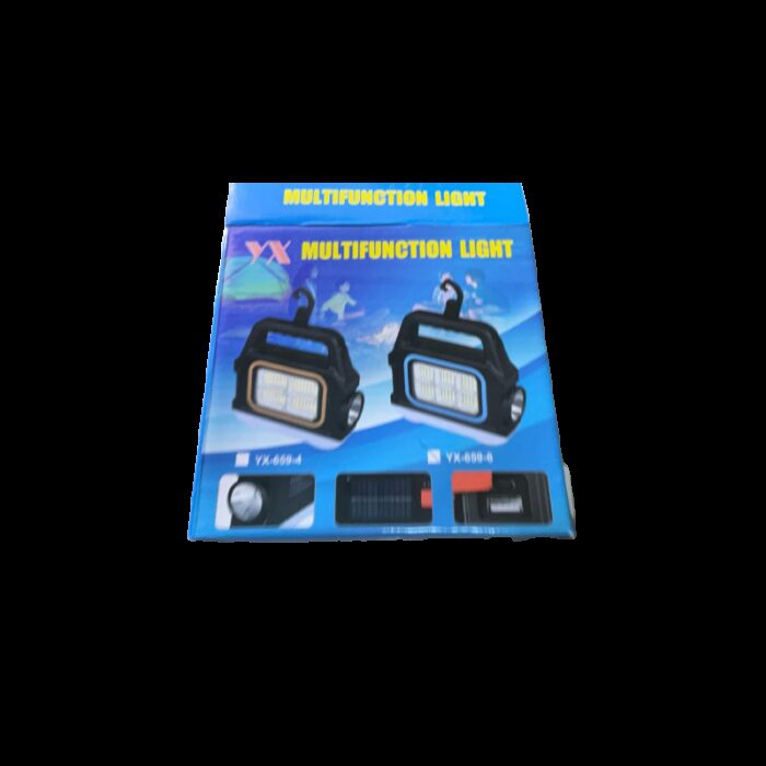 ⁦كشاف متعدد الإضاءات طاقة شمسية مع مدخل Usb ثلاث اضاءات مختلفة مع بور بانك⁩ - الصورة ⁦4⁩