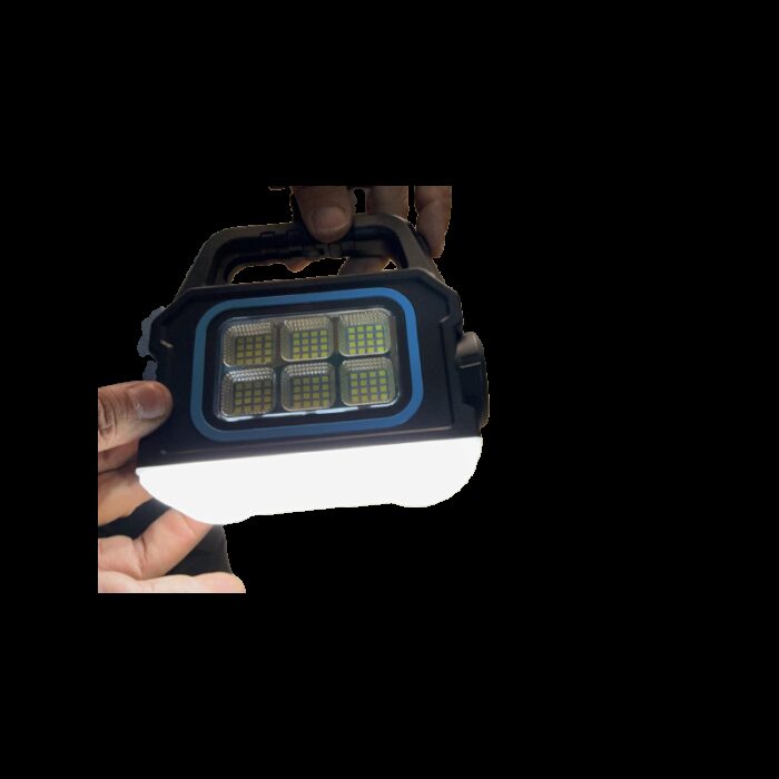 ⁦كشاف متعدد الإضاءات طاقة شمسية مع مدخل Usb ثلاث اضاءات مختلفة مع بور بانك⁩ - الصورة ⁦5⁩