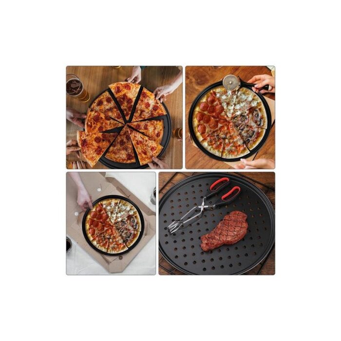 ⁦صينية بيتزا مع ثقوب قطر 37سم⁩ - الصورة ⁦3⁩