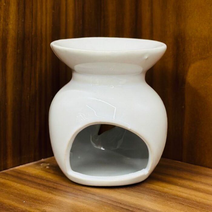 ⁦مبخرة بورسلان ابيض حجم صغير نجمة وهلال⁩ - الصورة ⁦4⁩