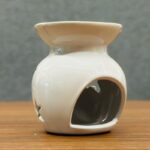 ⁦مبخرة بورسلان ابيض حجم صغير نجمة وهلال⁩ - الصورة ⁦6⁩