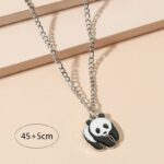 ⁦سنسال فضة دب الباندة عيار 925⁩ - الصورة ⁦3⁩