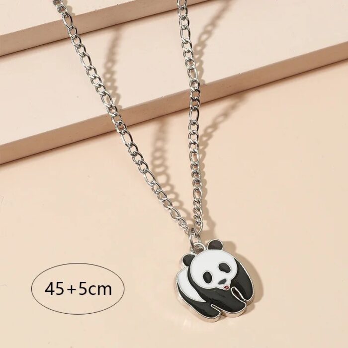 ⁦سنسال فضة دب الباندة عيار 925⁩ - الصورة ⁦3⁩