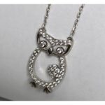 ⁦سنسال فضة البومة عيار 925⁩ - الصورة ⁦2⁩