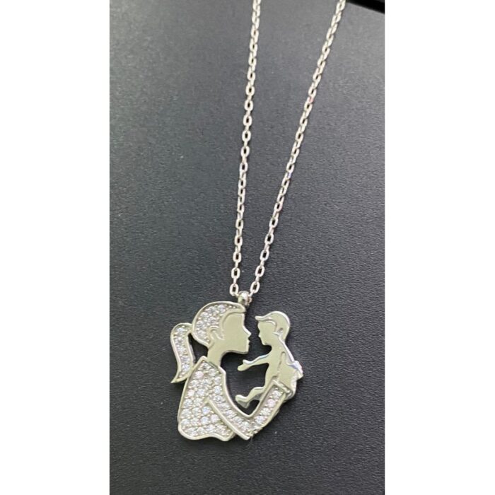 ⁦سنسال فضة الام والابن عيار 925⁩ - الصورة ⁦3⁩