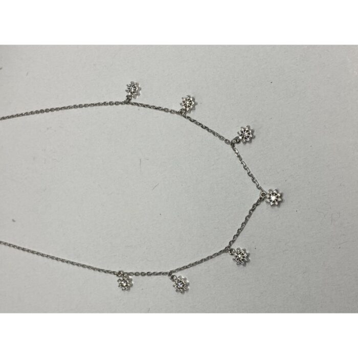 ⁦عقد فضة نجوم عيار925⁩ - الصورة ⁦2⁩