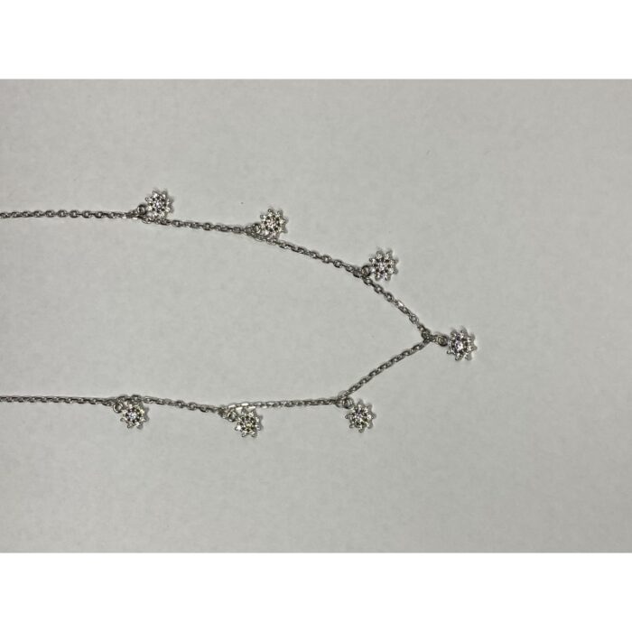 ⁦عقد فضة نجوم عيار925⁩ - الصورة ⁦3⁩