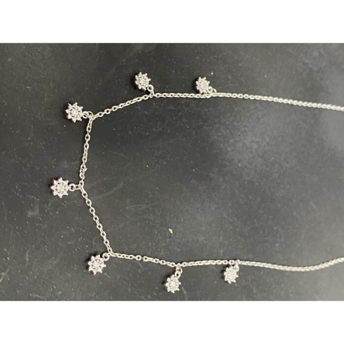 ⁦عقد فضة نجوم عيار925⁩ - الصورة ⁦4⁩