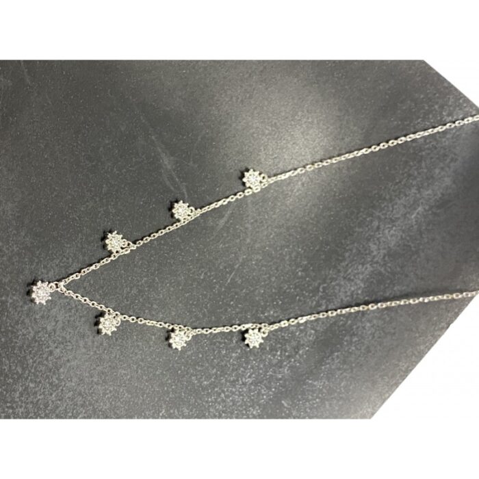 ⁦عقد فضة نجوم عيار925⁩ - الصورة ⁦5⁩