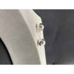 حلق فضة طابة كبير قطر 10ملم عيار 925