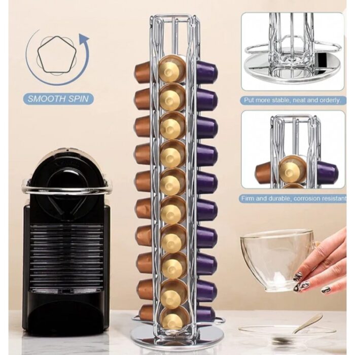 ⁦ستاند كبسولات القهوة نوع نيسبريسو يتسع لغاية 40 كبسولة⁩ - الصورة ⁦4⁩