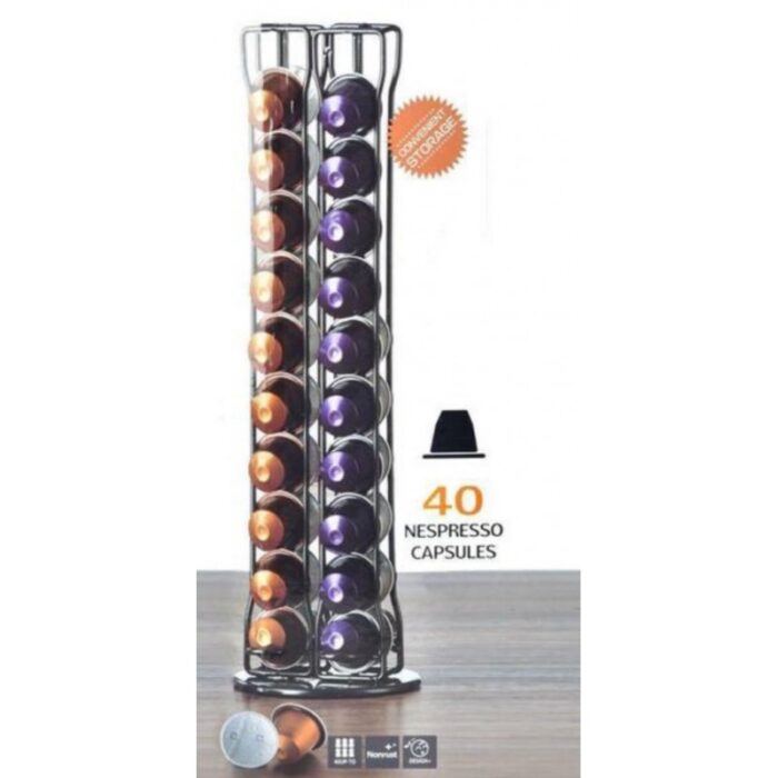 ⁦ستاند كبسولات القهوة .. يتسع لغاية 40 كبسولة⁩ - الصورة ⁦3⁩