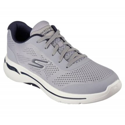 Skechers Men's GOwalk Arch Fit Shoes - حذاء سكيتشرز جو ووك آرتش فيت للرجال لون رمادي