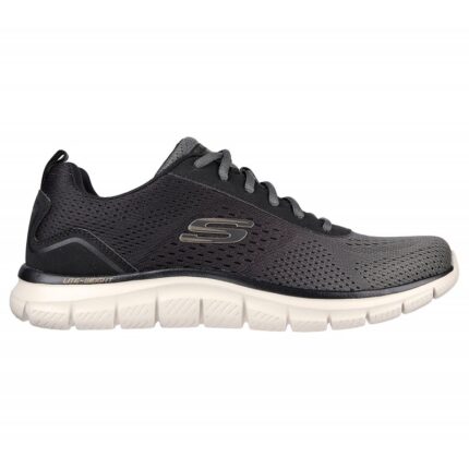 Skechers Men's Track - Ripkent Shoes - حذاء سكيتشرز تراك- ريبيكنت للرجال لون رمادي وأسود