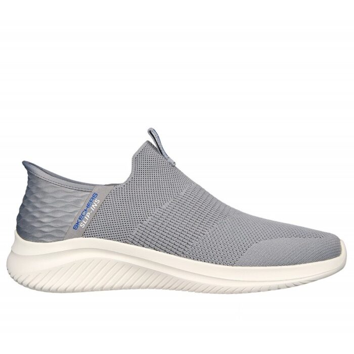 10322747_67db7a57cc6dd Skechers Men's Slip-ins: Ultra Flex 3.0 - Smooth Step Shoes - حذاء سكيتشرز سليب ان: الترا فليكس 3.0 – سموث ستيب للرجال لون رمادي وأبيض - الصورة 1