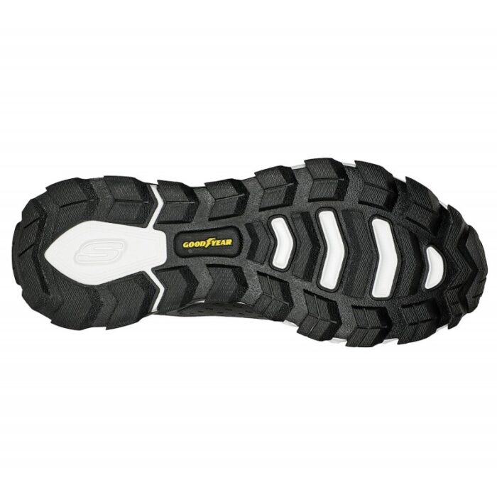 ⁦Skechers Men's Max Protect Shoes - حذاء سكيتشرز ماكس بروتيكت للرجال لون أسود وأبيض⁩ - الصورة ⁦4⁩
