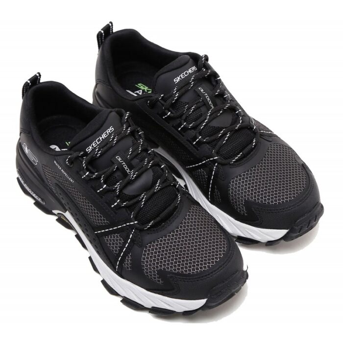 ⁦Skechers Men's Max Protect Shoes - حذاء سكيتشرز ماكس بروتيكت للرجال لون أسود وأبيض⁩ - الصورة ⁦7⁩